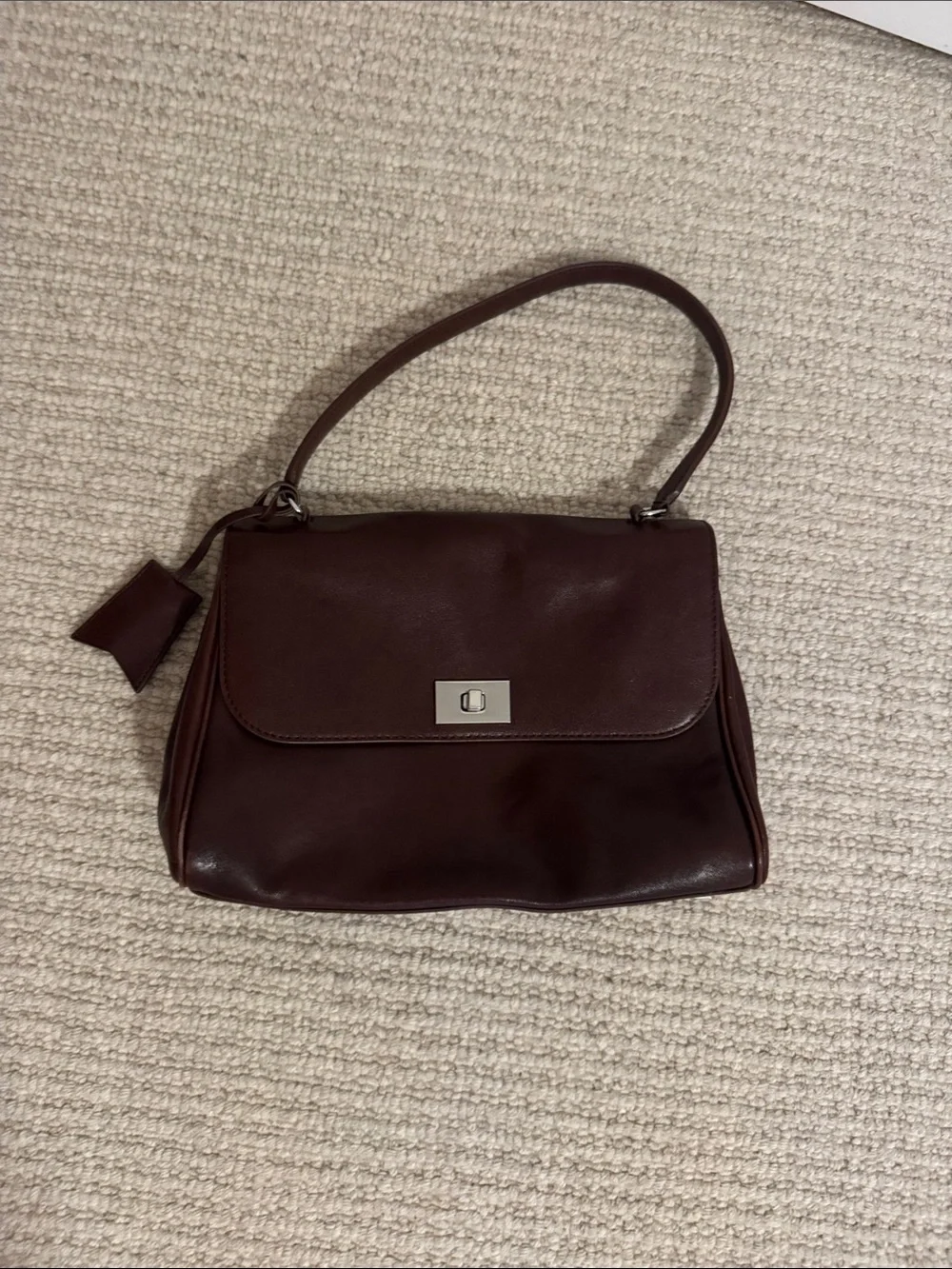 NWT J Crew Evie Bag. Slouchy brown leather hand bag! Great for fall!